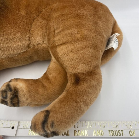 Jumbo Realistic Lion Kelly Toy Stuffed Animal Plush 21” Body - Picture 11 of 12